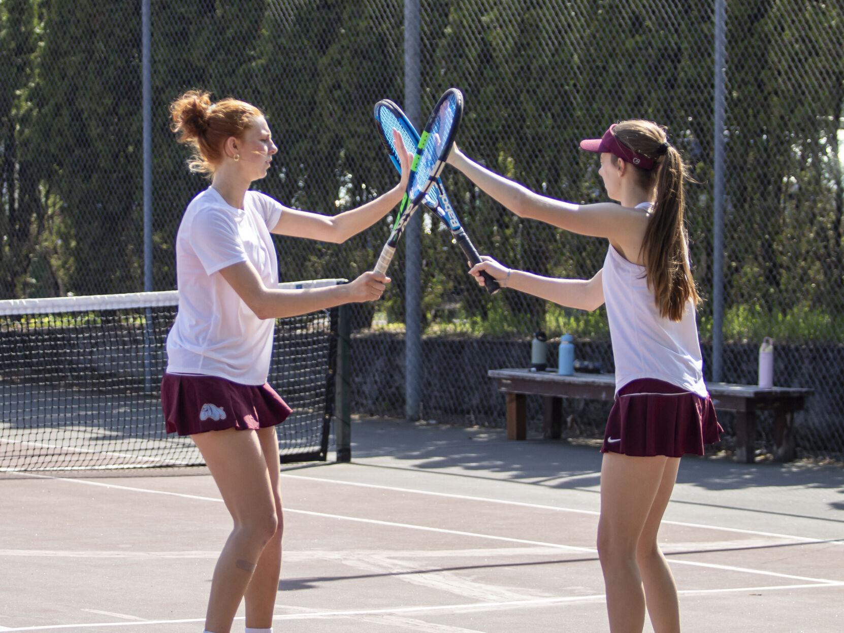 Stevenson girls tennis gets past Bruins